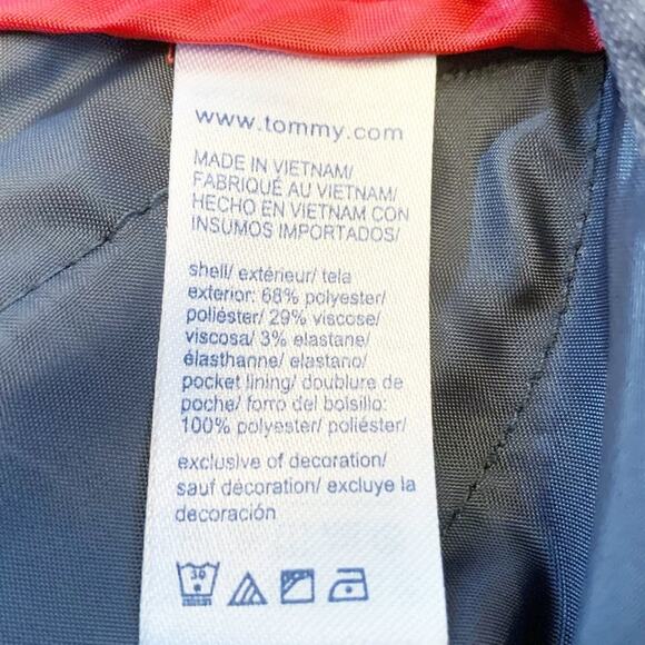 TOMMY HILFIGER Essential Skinny Plaid Pants Academia 00 - Picture 7 of 12